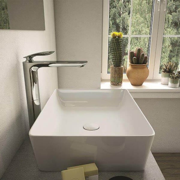 Νιπτήρας Feeling Rectangle 50x36x13 cm Rak Ceramics